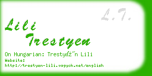 lili trestyen business card